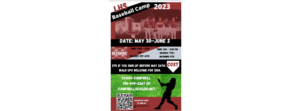 Fighting Farmer Baseball Camp!